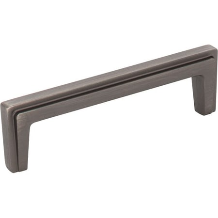 96 Mm Center-to-Center Brushed Pewter Lexa Cabinet Pull